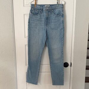 Madewell Light Blue Ankle Jeans